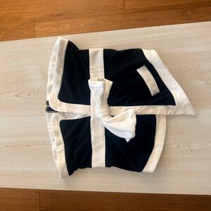 SHEIN Black and White Contrast Skirt